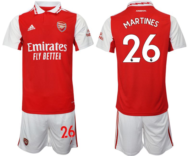 Men 2022-2023 Club Arsenal home red #26 Soccer Jersey->paris st german jersey->Soccer Club Jersey